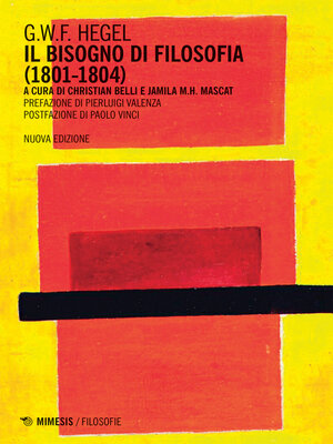 cover image of Il bisogno di filosofia